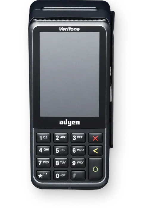 Adyen V400m (mobiele gekoppelde pinautomaat)