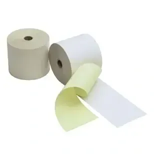 Duplorollen wit/geel 76x70x12 (50 rollen)